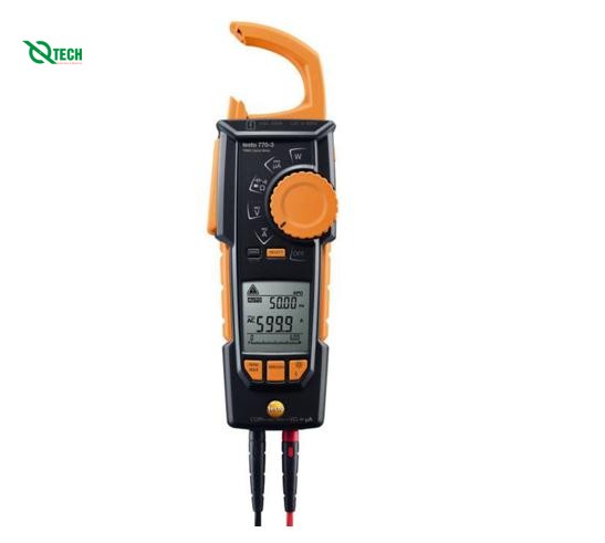 Ampe kìm AC/DC Testo 770-3 (True RMS; 600A, nhiệt độ, Bluetooth)