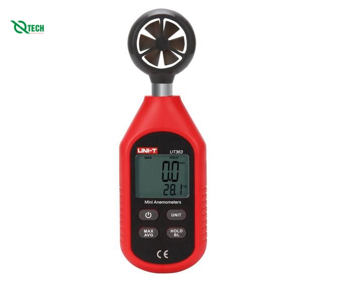 Máy đo tốc độ gió, nhiệt độ UNI-T UT363 (0m/s~30m/s,-10°C~50°C)