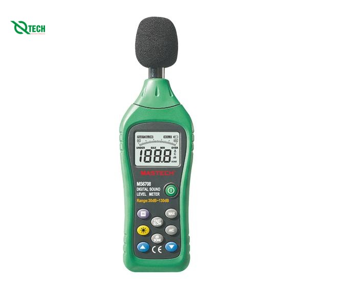 Máy đo độ ồn MASTECH MS6708 (30dB đến 130dB)