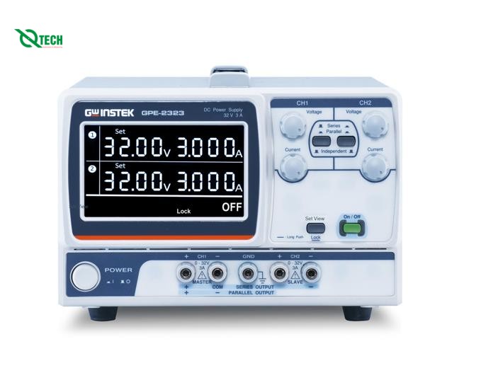 Nguồn DC lập trình tuyến tính GW INSTEK GPE-2323 (32V, 3A, 2 kênh)