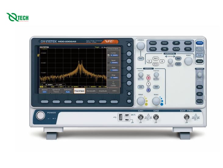 Máy hiện sóng số GW INSTEK MDO-2302AG (2 kênh, 300MHz)