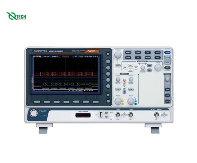 Máy hiện sóng số GW INSTEK MSO-2202EA (200Mhz, 2 kênh, phân tích logic, 1 Gsa/s, Phát xung)