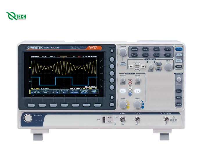 Máy hiện sóng số GW INSTEK GDS-1202B (2 kênh, 200 Mhz, 1 GSa/s)