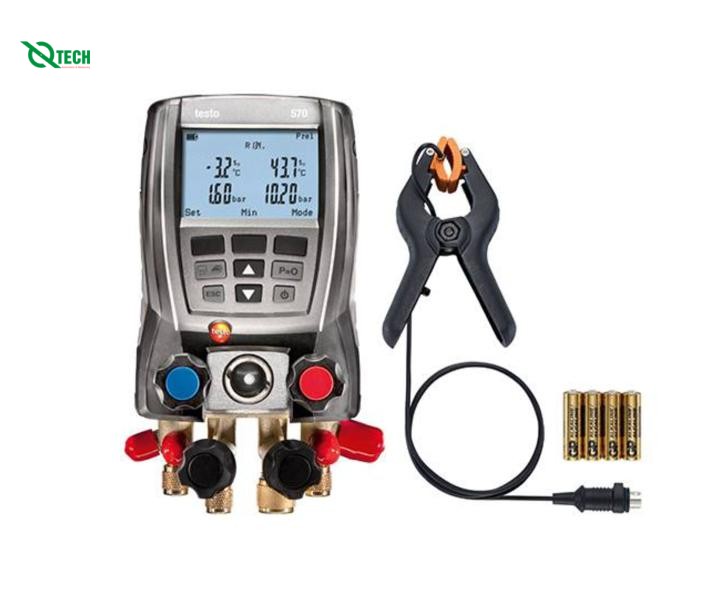 Máy Đo Áp Suất Điện Lạnh Testo 570-1 Set (50 bar)