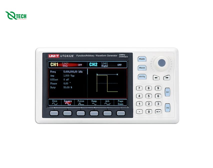 Máy phát xung UNI-T UTG932E (30MHz,2kênh,200MS/s)