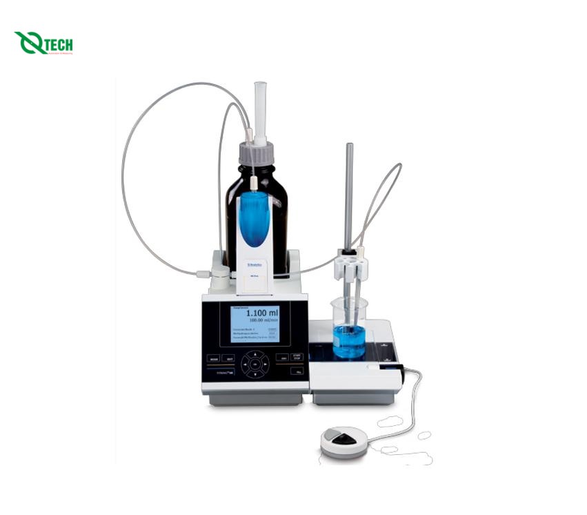 Burette chuẩn độ 20ML điện tử hiện số kèm máy khuấy từ SI Analytics TITRONIC® 500