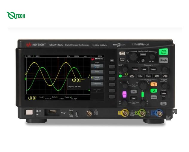 Máy hiện sóng số KEYSIGHT DSOX1202G (70Mhz, 2 CH, 2 GSa/s, WaveGen 20-MHz)