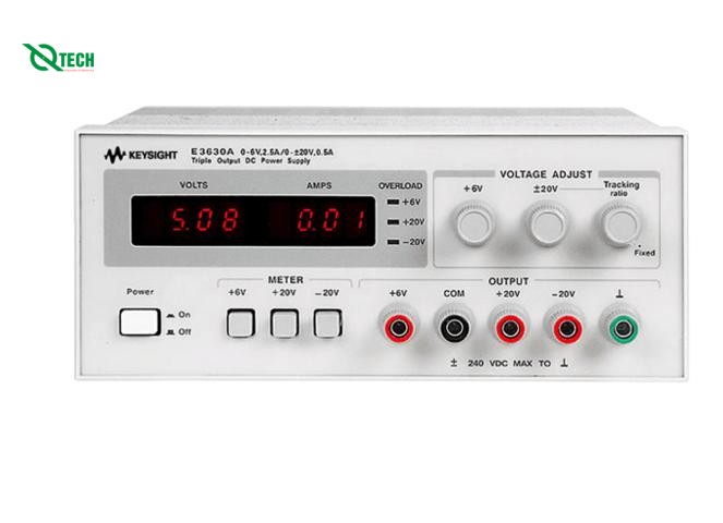 Nguồn một chiều KEYSIGHT E3630A (6V, 2.5A & ±20V, 0.5A, 35W)