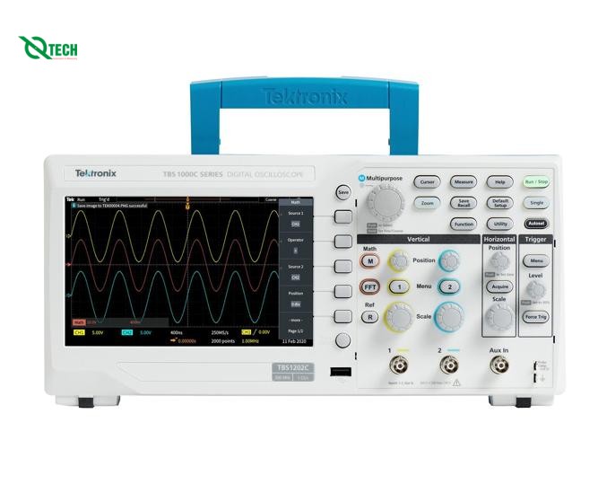 Máy hiện sóng số Tektronix TBS1202C (200 MHz, 2 CH, 1 GS/s)