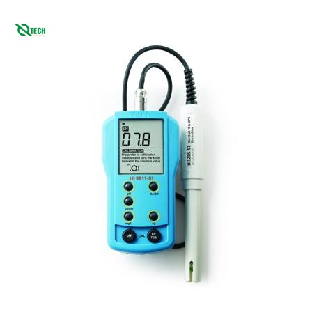 Máy đo pH/EC/TDS/Nhiệt độ Hanna HI9811-51