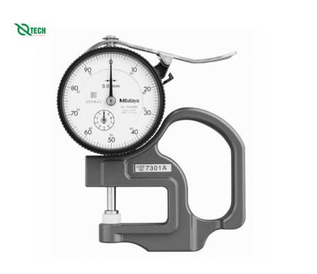 Đồng hồ đo độ dày vật liệu kiểu cơ Mitutoyo 7301A (0 - 10mm)