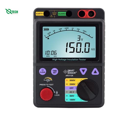 Máy đo điện trở cách điện Smart sensor AR3126