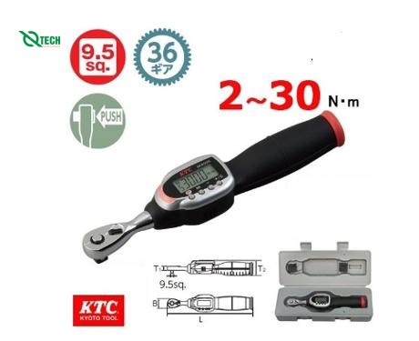 Cờ lê cân lực điện tử KTC GEK030-C3A (2-30Nm)