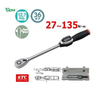 Cờ lê cân lực điện tử KTC GEK135-R4 (27 - 135 Nm)