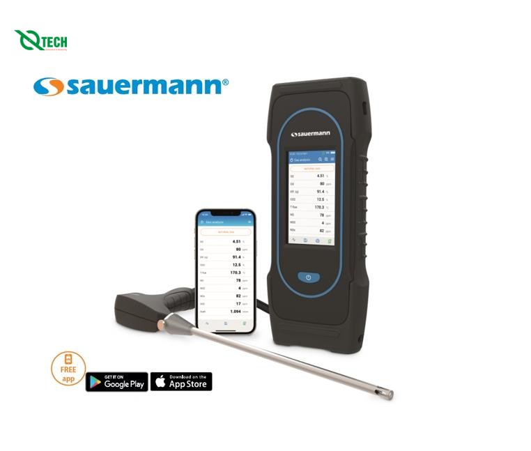 Máy đo phân tích khí thải Sauermann SICA 230 (O2, CO, CO2, NO, NO2, NO low/NOx low, SO2, CxHy, H2S)