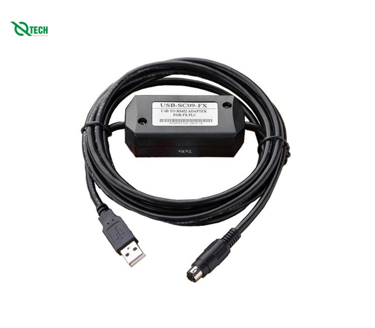 Cáp lập trình PLC Mitsubishi USB-SC09-FX