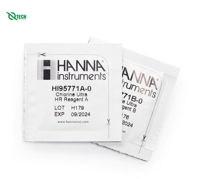 Thuốc Thử Clo Thang Cao Hanna HI95771-01 (100 lần đo,0 đến 500 mg/L Cl2)