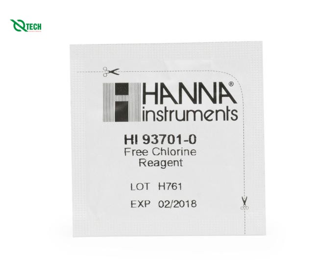 Thuốc thử clo dư Hanna HI38018-200 (200 lần đo, dùng cho bộ dụng cụ HI38018)