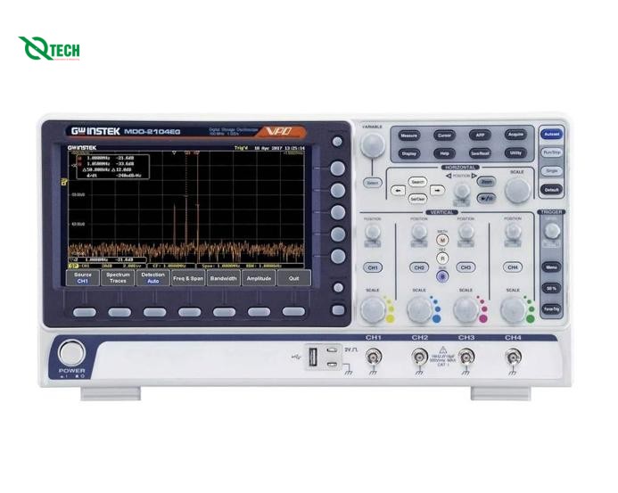 Máy hiện sóng số GW INSTEK MDO-2204EG (200Mhz, 4 kênh, phân tích phổ, Phát xung, 1GSa/s)