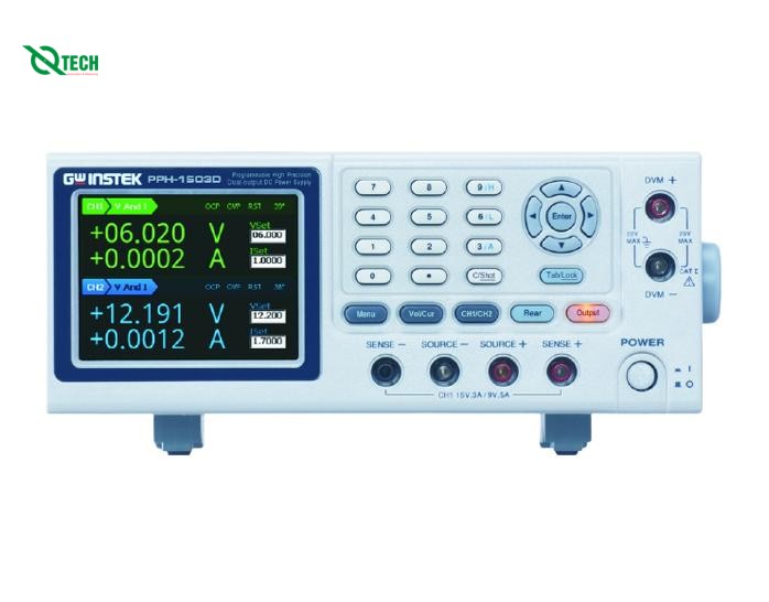Nguồn DC lập trình GW INSTEK PPH-1503D (15V, 5A, 2 Kênh)