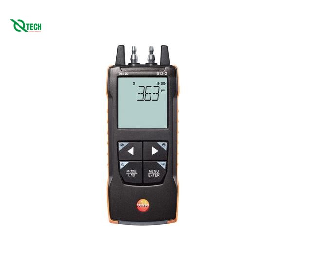 Máy đo chênh áp Testo 512-2 (0 đến +2000 hPa, Kết nối App)