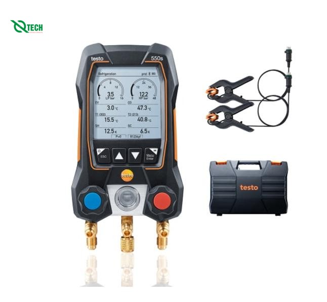 Bộ đồng hồ đo áp suất gas lạnh Testo 550s Basic Set