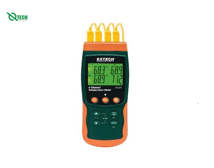 Máy đo nhiệt độ tiếp xúc 4 kênh EXTECH SDL200 (-100 đến 1300°C, có bộ ghi)