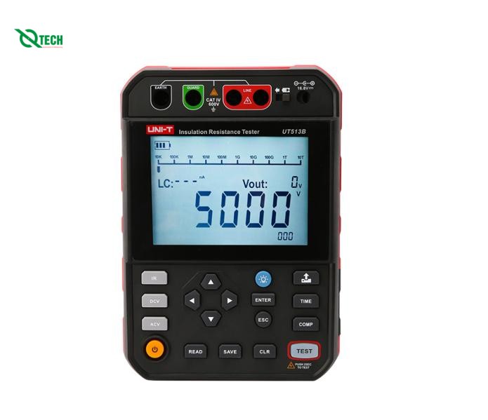 Máy đo điện trở cách điện UNI-T UT513B (5000V, 2.00TΩ)