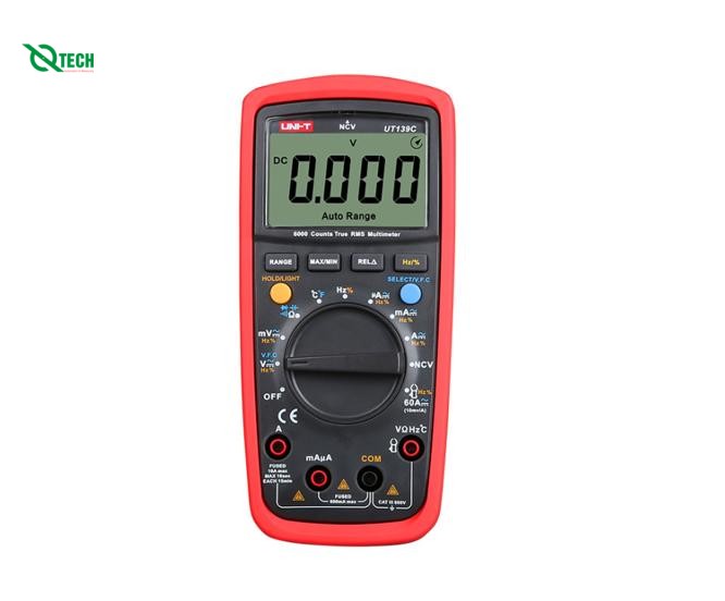 Đồng hồ vạn năng UNI-T UT139C (600V, 10A,Đo nhiệt độ,True RMS)