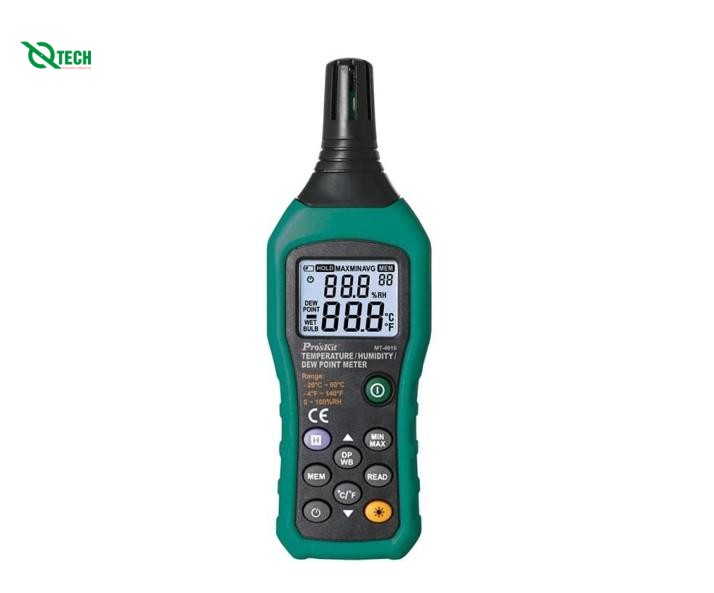 Máy đo nhiệt độ, độ ẩm, điểm sương Pro'skit MT-4616 (-20 ~ 60°C,0 ~ 100% RH)