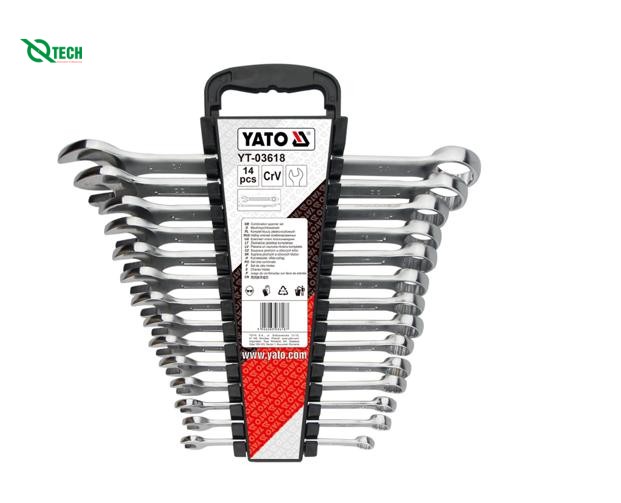 Bộ cờ lê vòng miệng YATO YT-03618 (14 chi tiết,8-24mm)