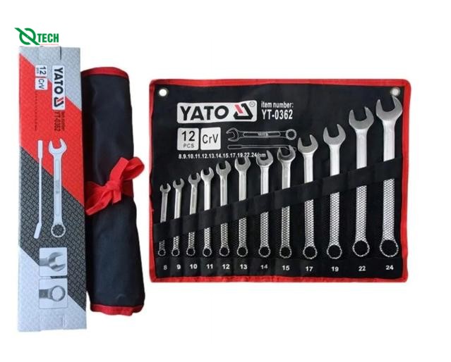 Bộ cờ lê vòng miệng YATO YT-0362 (12 chi tiết 8-24mm)