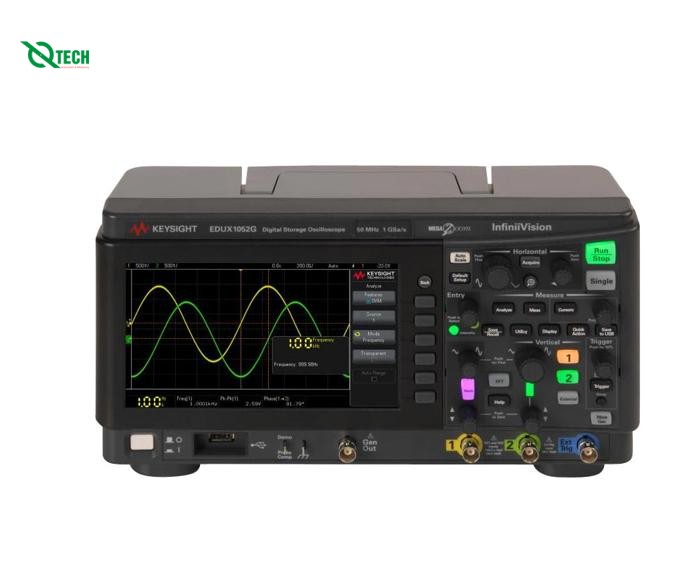 Máy hiện sóng số KEYSIGHT EDUX1052G (50 MHz, 2 kênh, 1 GSa/s. WaveGen 20-MHz)