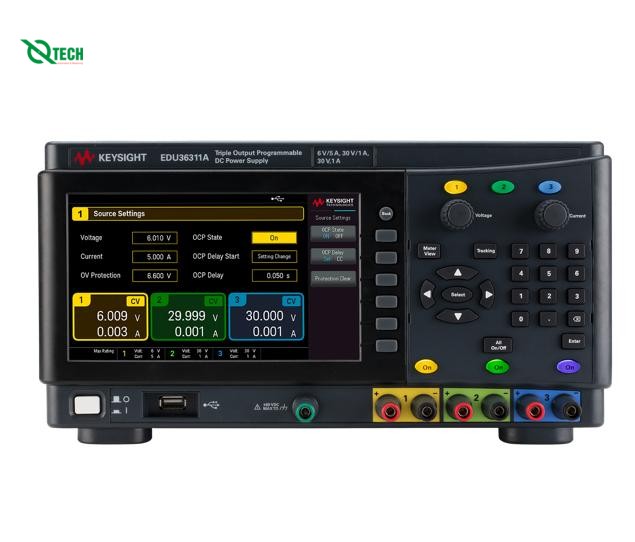 Nguồn một chiều KEYSIGHT EDU36311A (3 đầu ra, 90 W)