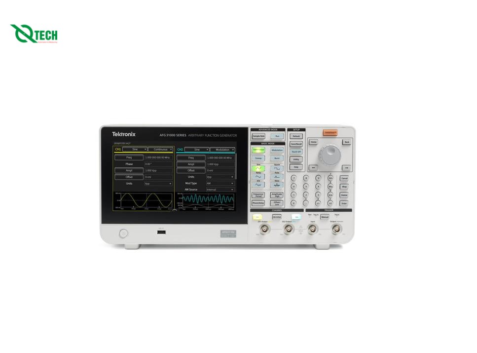 Máy phát Xung tùy ý Tektronix AFG31102 (100 MHz, 2 Kênh,1Gsa/s)