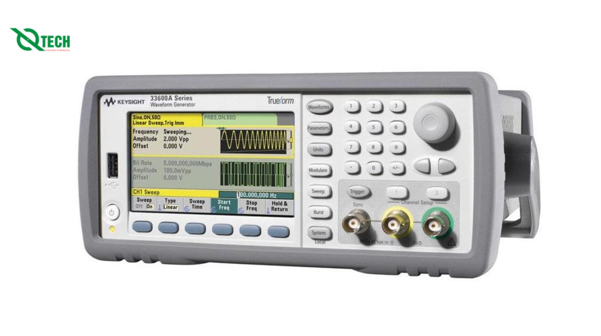 Máy phát hàm/tạo dạng sóng Trueform KEYSIGHT 33622A (120 MHz; 2 kênh)