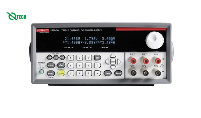 Nguồn lập trình DC KEITHLEY 2230-30-1 (2x30V/1.5A, 6V/5A, 120W, 3 kênh)