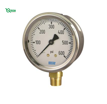 Đồng hồ đo áp suất WIKA 213.53 (2 Bar(Psi),dial 63,lower mount)