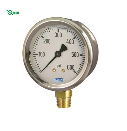 Đồng hồ đo áp suất WIKA 213.53 (0~250 Kg/cm2,dial 63,lower mount)