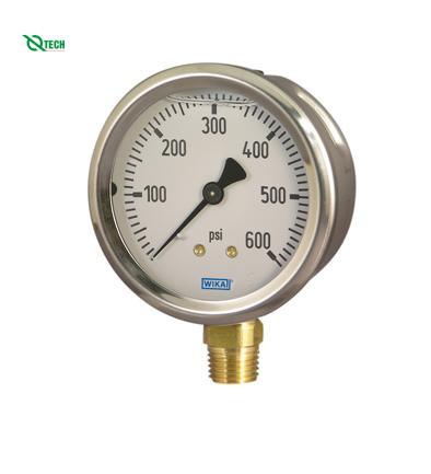 Đồng hồ đo áp suất WIKA 213.53 (0~400 Kg/cm2,dial 63,lower mount)