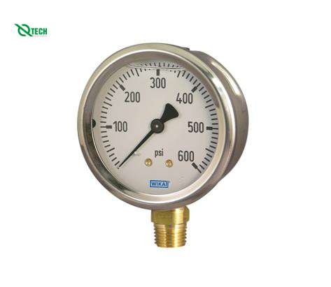 Đồng hồ đo áp suất WIKA 213.53 (0~16 Kg/cm2,dial 63,lower mount)