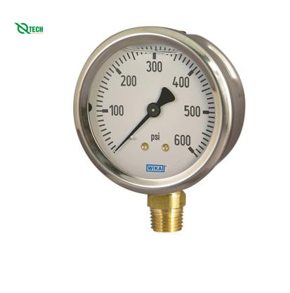 Đồng hồ đo áp suất WIKA 213.53 (0~100 Kg/cm2,dial 63,lower mount)