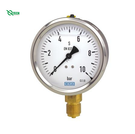 Đồng hồ đo áp suất WIKA 213.53 (0~700 Kg/cm2,dial 63,lower mount)