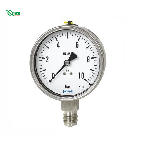 Đồng hồ đo áp suất WIKA 232.50 (16 kg/cm2,dial 63,lower mount)