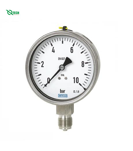 Đồng hồ đo áp suất WIKA 232.50 (1 Bar(Psi),dial 63,lower mount)