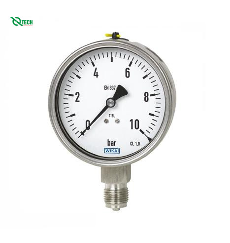 Đồng hồ đo áp suất WIKA 232.50 (16 bar,dial 63,lower mount)