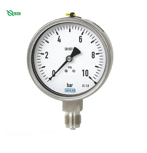 Đồng hồ đo áp suất WIKA 232.50 (6 Bar(Psi),dial 63, lower mount)
