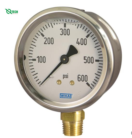 Đồng hồ đo áp suất WIKA 213.53 (160kg/cm²(psi),dial 100)