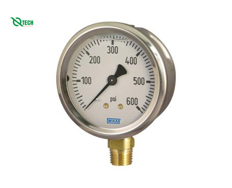 Đồng hồ đo áp suất WIKA 213.53 (60kg/cm²(psi),dial 100,lower mount)