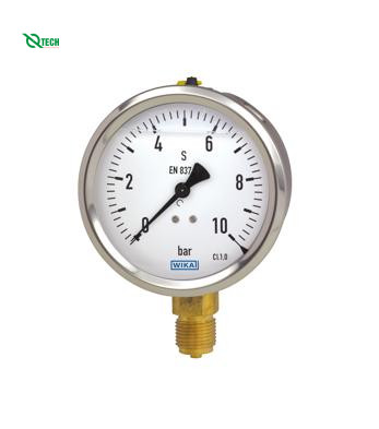 Đồng hồ đo áp suất WIKA 213.53 (-1~1 Kg/cm2,dial 100,lower mount)